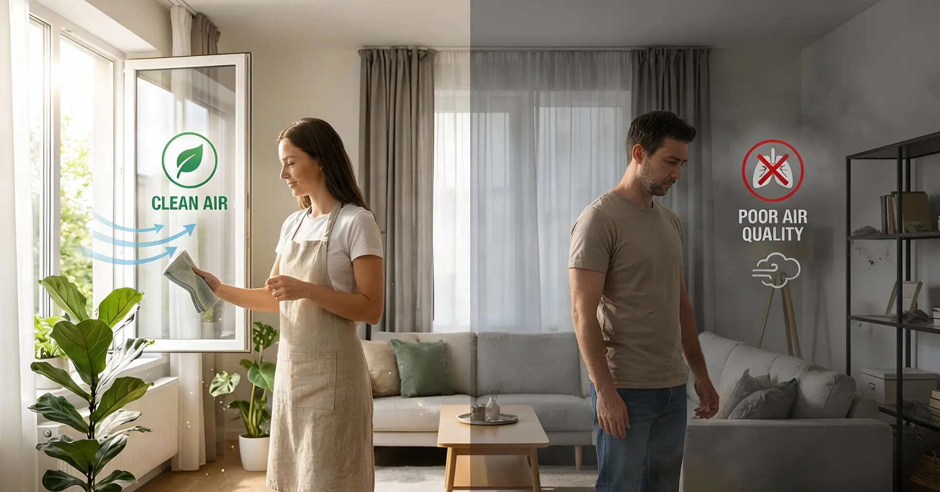 How Your Cleaning Habits Influence the Air You Breathe at Home