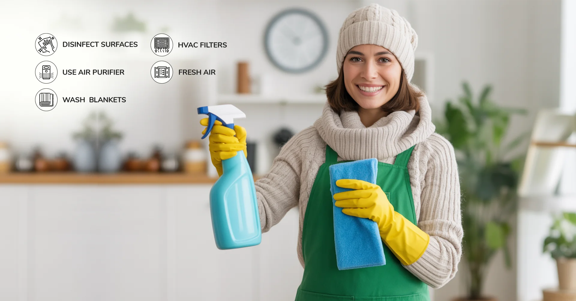 The Ultimate Home Cleaning in Winter Checklist: Stay Cozy and Germ-Free