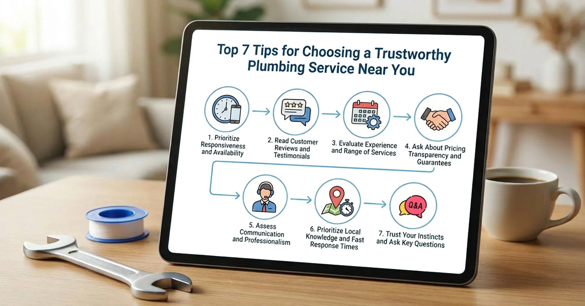 Top 7 Tips for Choosing a Trustworthy Plumbing Service Near You