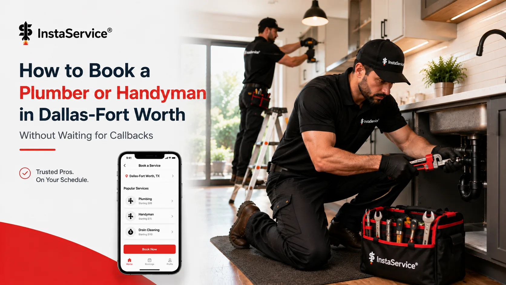 Booking a Plumbing or Handyman Services in Dallas-Fort Worth