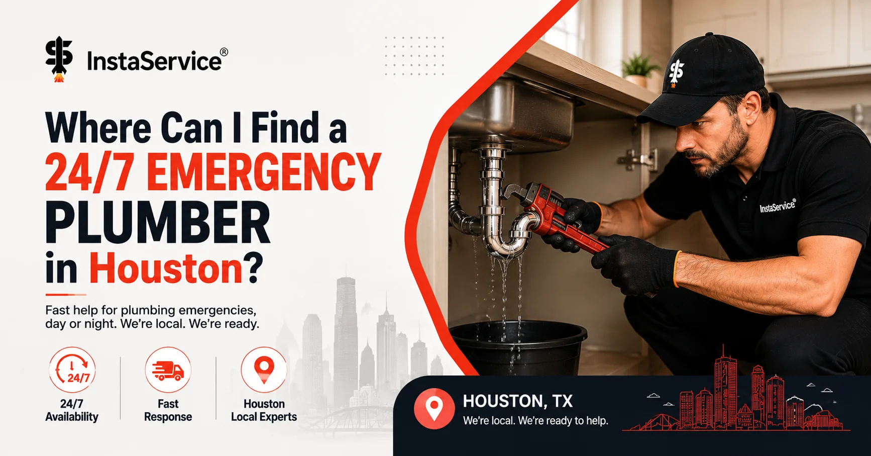 Find a 24/7 Emergency Plumbing Service in Houston?