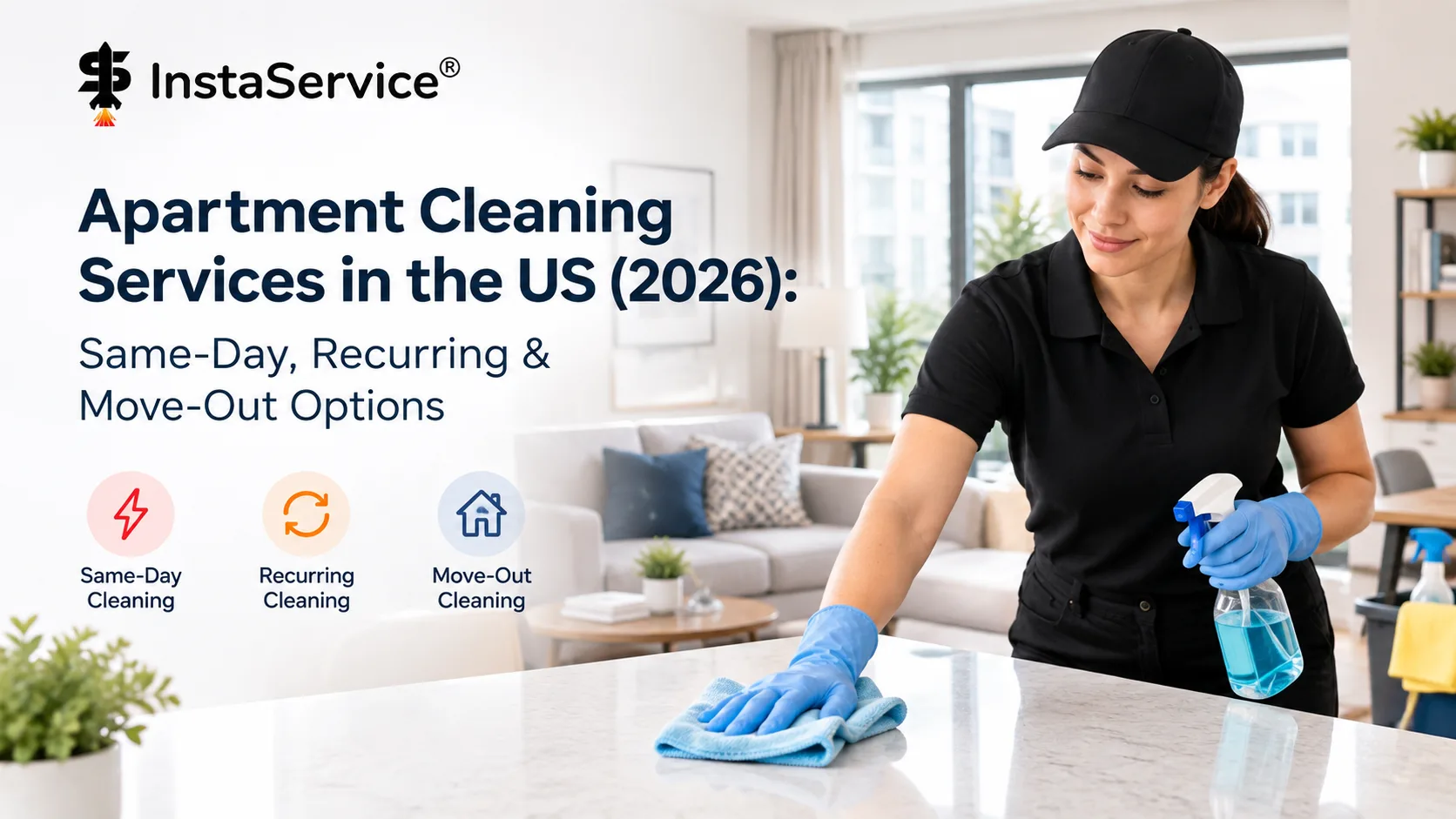 Apartment Cleaning Services in the US (2026): Costs, Types & Same-Day Options