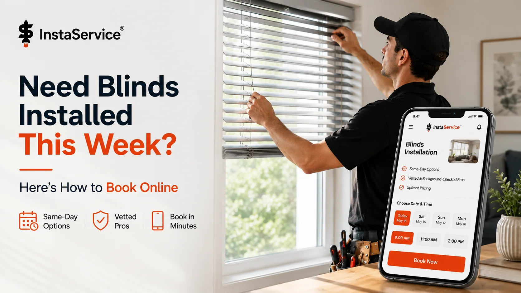 Need Blinds Installed This Week? Book Online