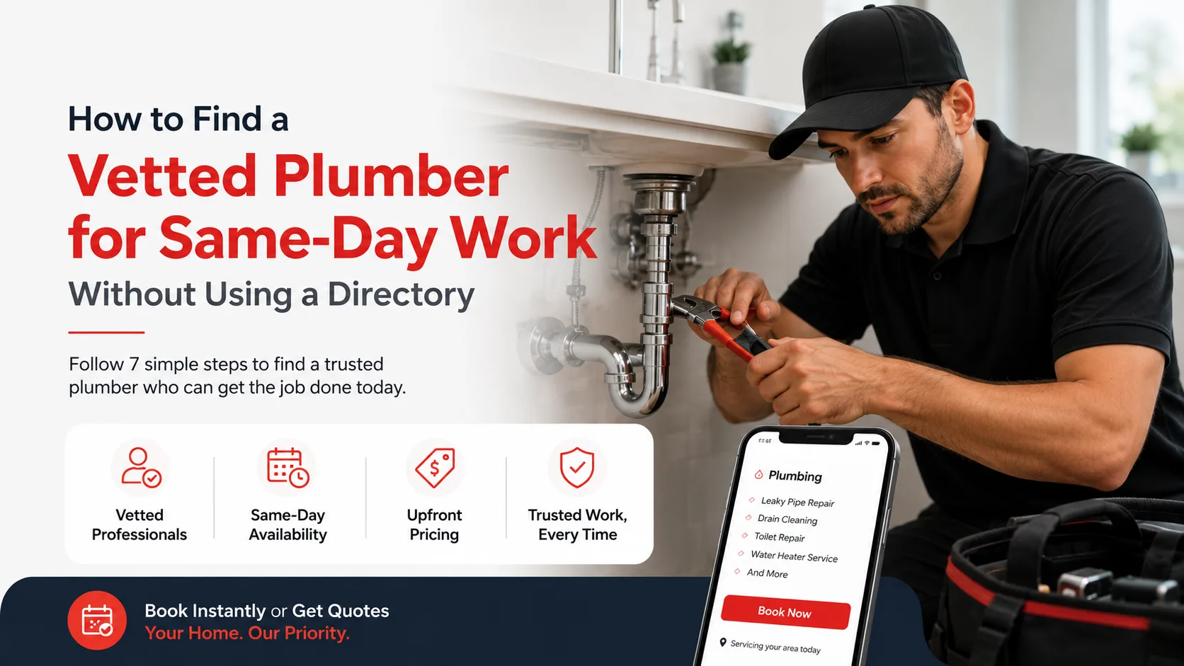 Vetted Plumber for Same-Day Work: How to Find One