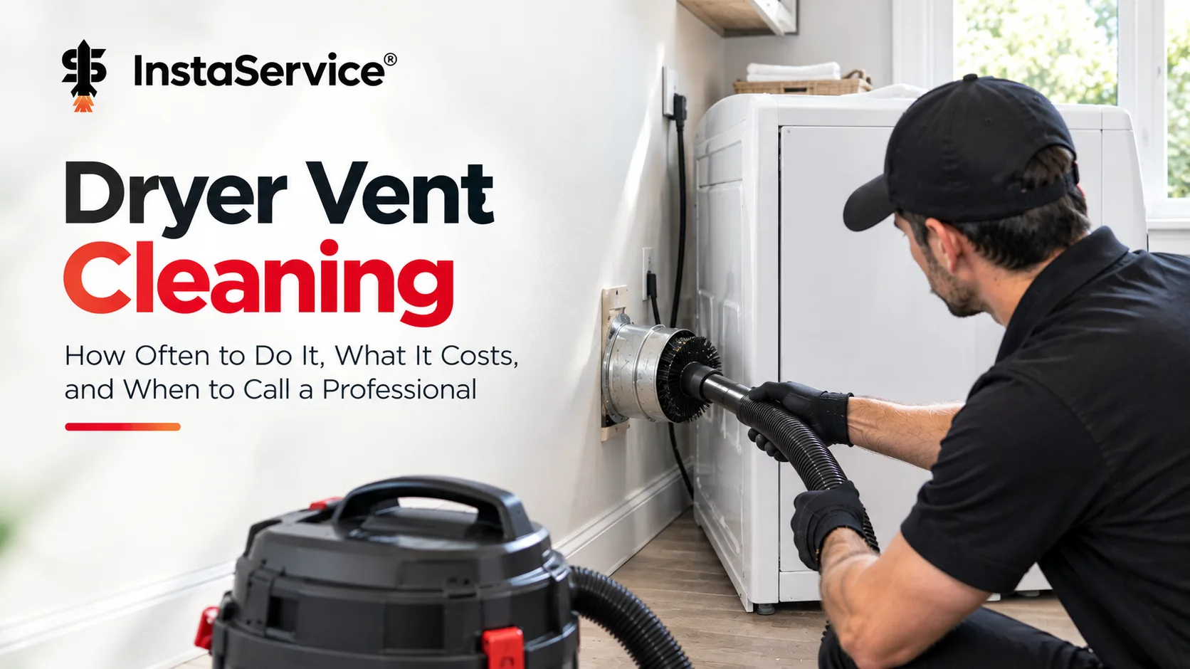 Dryer Vent Cleaning: How Often, Cost & When to Call a Pro