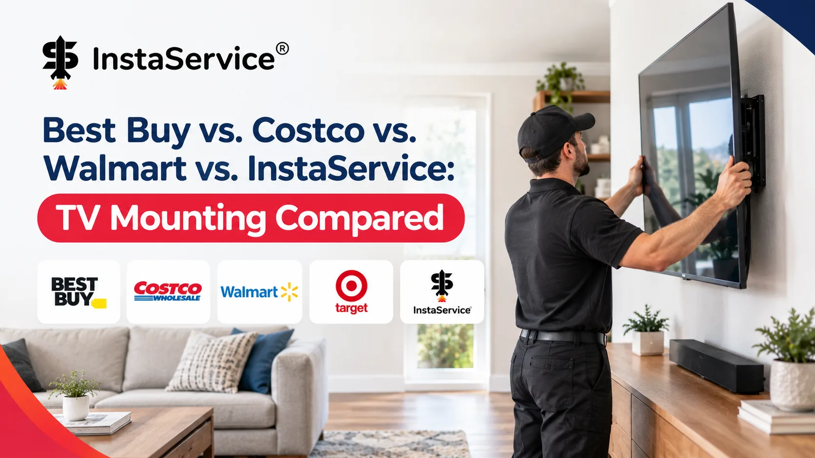 TV Mounting Best Buy vs. Costco, Walmart & InstaService